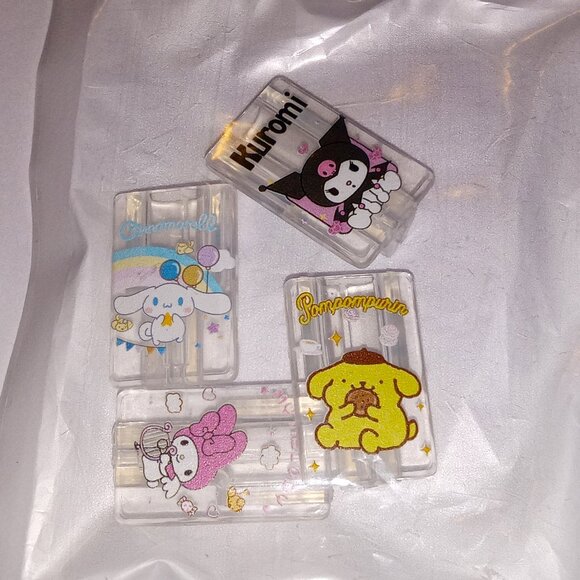 🎯 NEW Kuromi, Cinnamoroll, My Melody & Pompompurin Transparent Cable Protectors - Picture 11 of 16